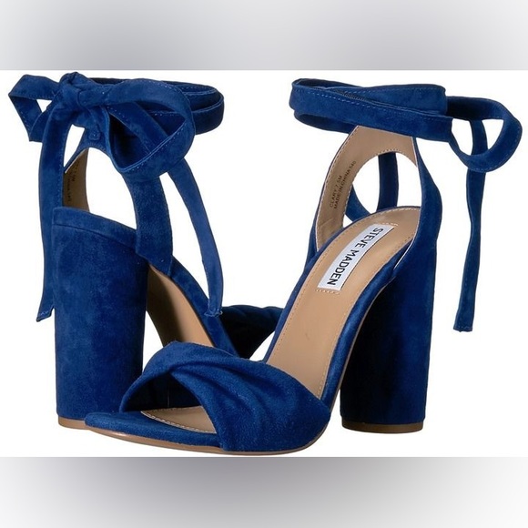Steve Madden Shoes - Steve Madden Clary Blue lace up Strappy look